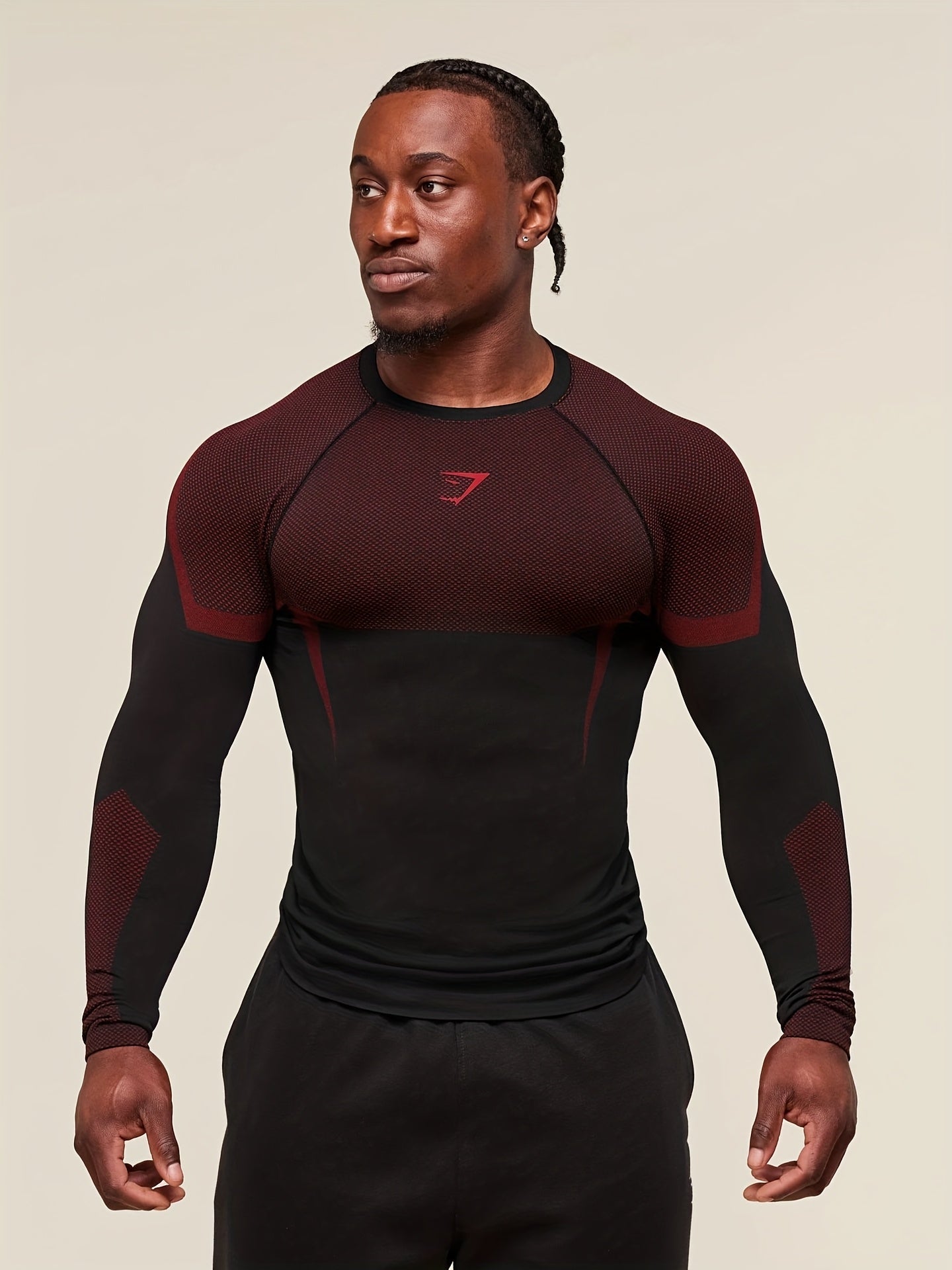 Camiseta de Compresion Superheroe Roja