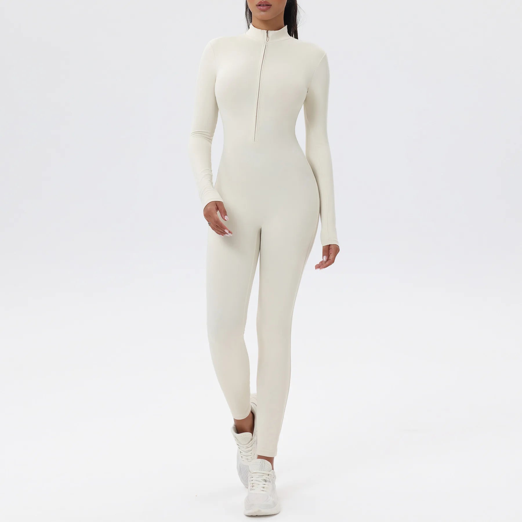 GOTICO ENTERIZO LEVANTA GLUTEOS - fitted butt-lifting yoga jumpsuit.