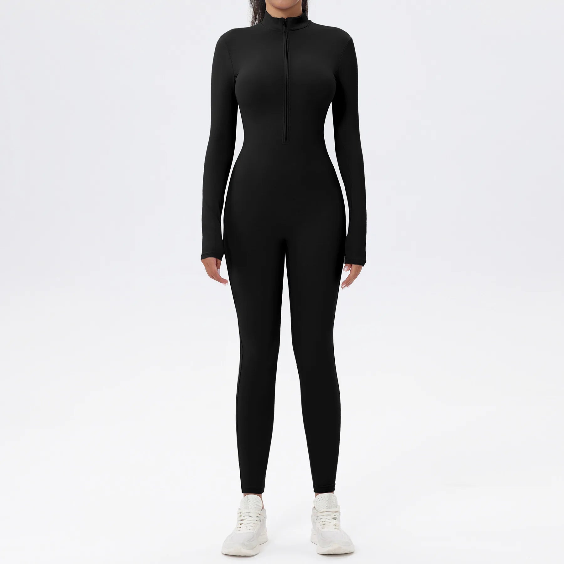 GOTICO ENTERIZO LEVANTA GLUTEOS - fitted butt-lifting yoga jumpsuit.