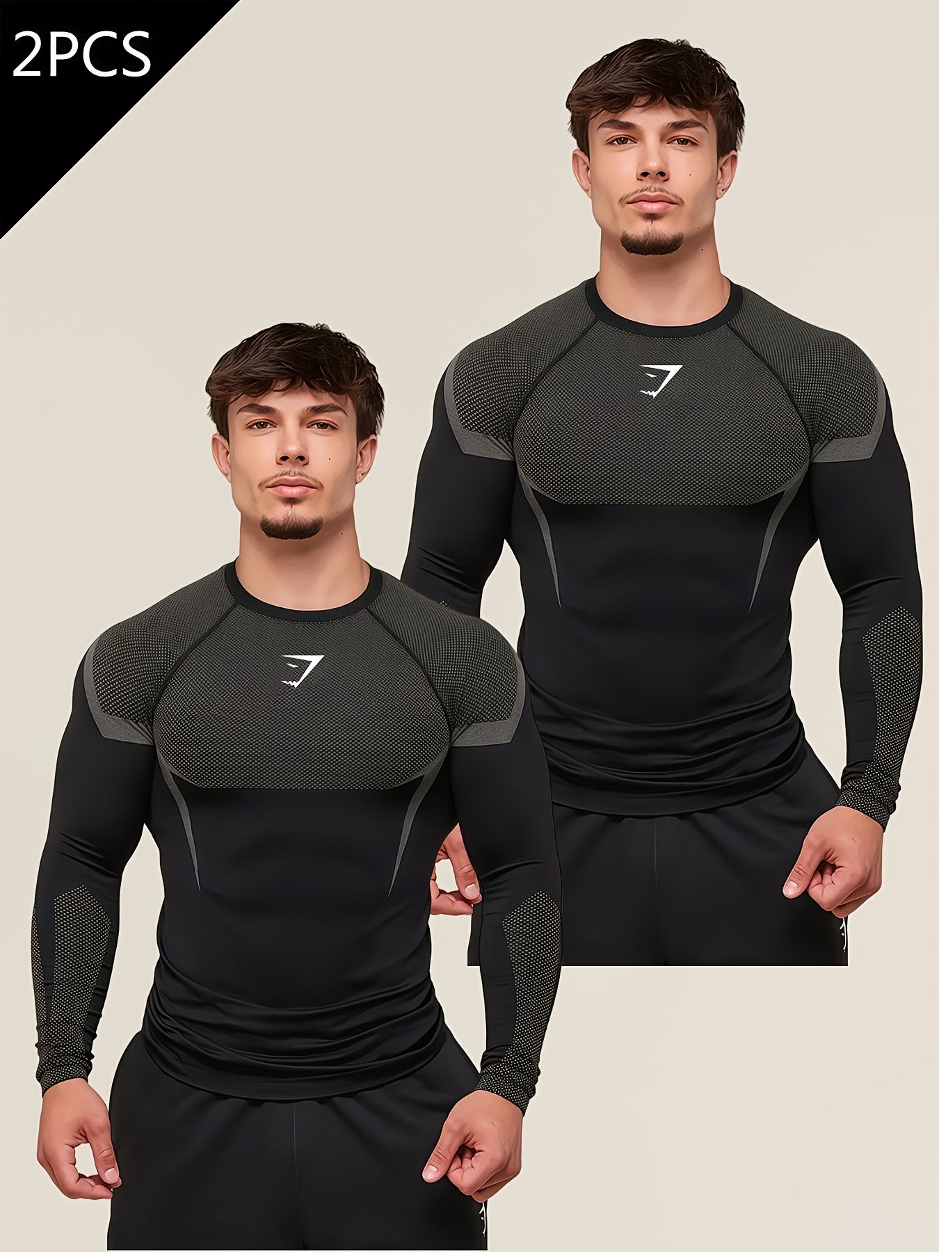Camiseta de Compresion Superheroe Roja 2 Pares