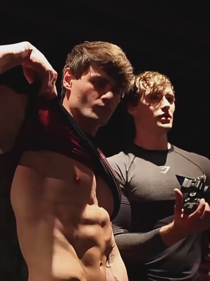 Camiseta de Compresion Superheroe Roja 2 Pares